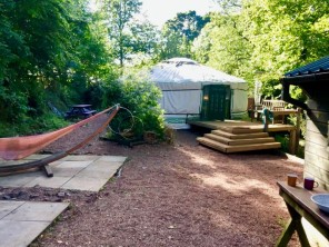 Woodland Yurt & Cabin near the Blackdown Hills, Devon, England